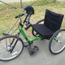 adult recumbent trike called the top end excelerator